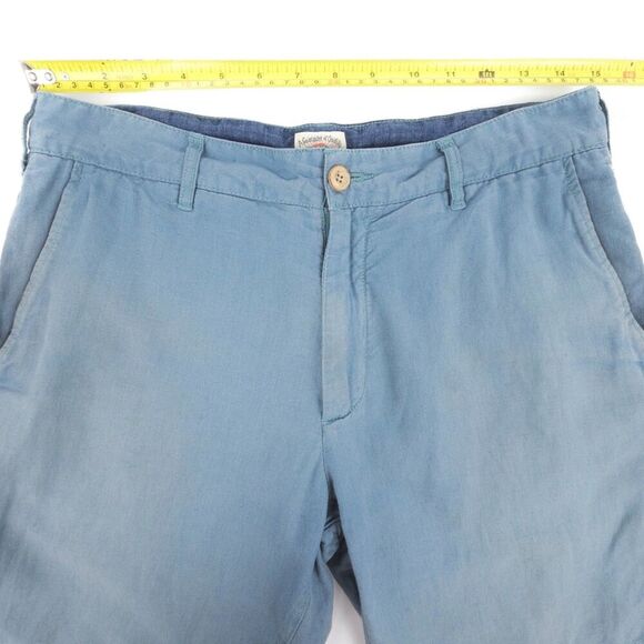FAHERTY Malibu Linen & Cotton Chino Shorts Resort Casual Old Money Quiet Luxury - Picture 3 of 7